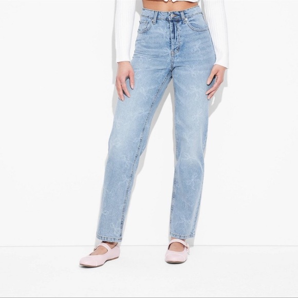Light Blue Women's Jeans - Picture 1 of 7